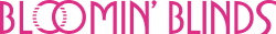 Logo of Bloomin' Blinds, representing the brand’s visual identity